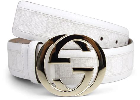 gucci belts white|transparent gucci belt.